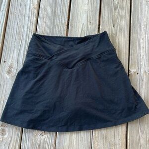 PINK Cotton Tennis Skirt V-Waist with pockets - Sz L